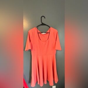 Maurice’s coral dress